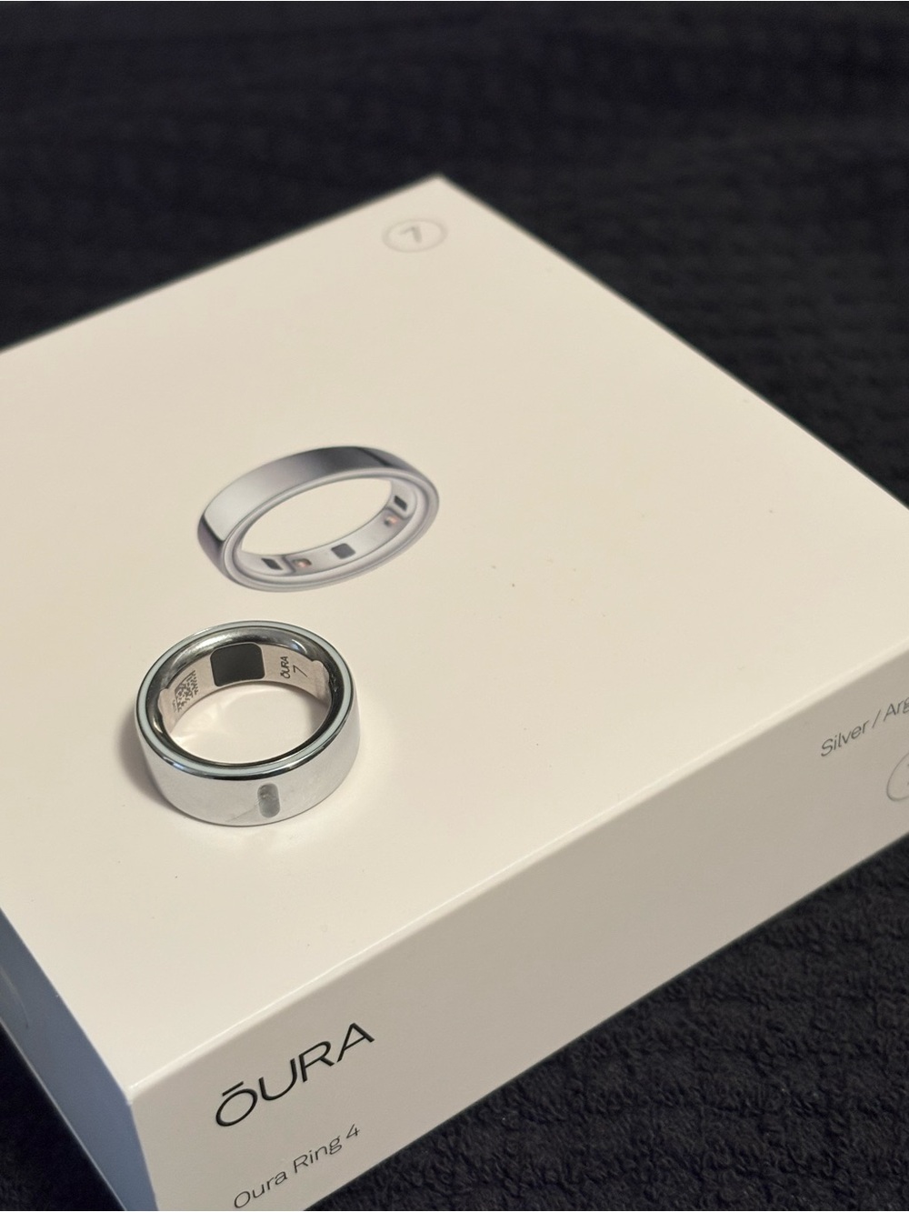 EUC Oura Silver Smart Ring